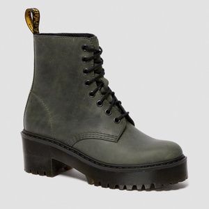 Dr. Martens Women's Shriver Hi Quad Retro Platform Chelsea Slate Moldova US 7